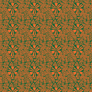 Fire Wood Bloom pattern design by © 2025 Maxwell Omondi for UndaMeta