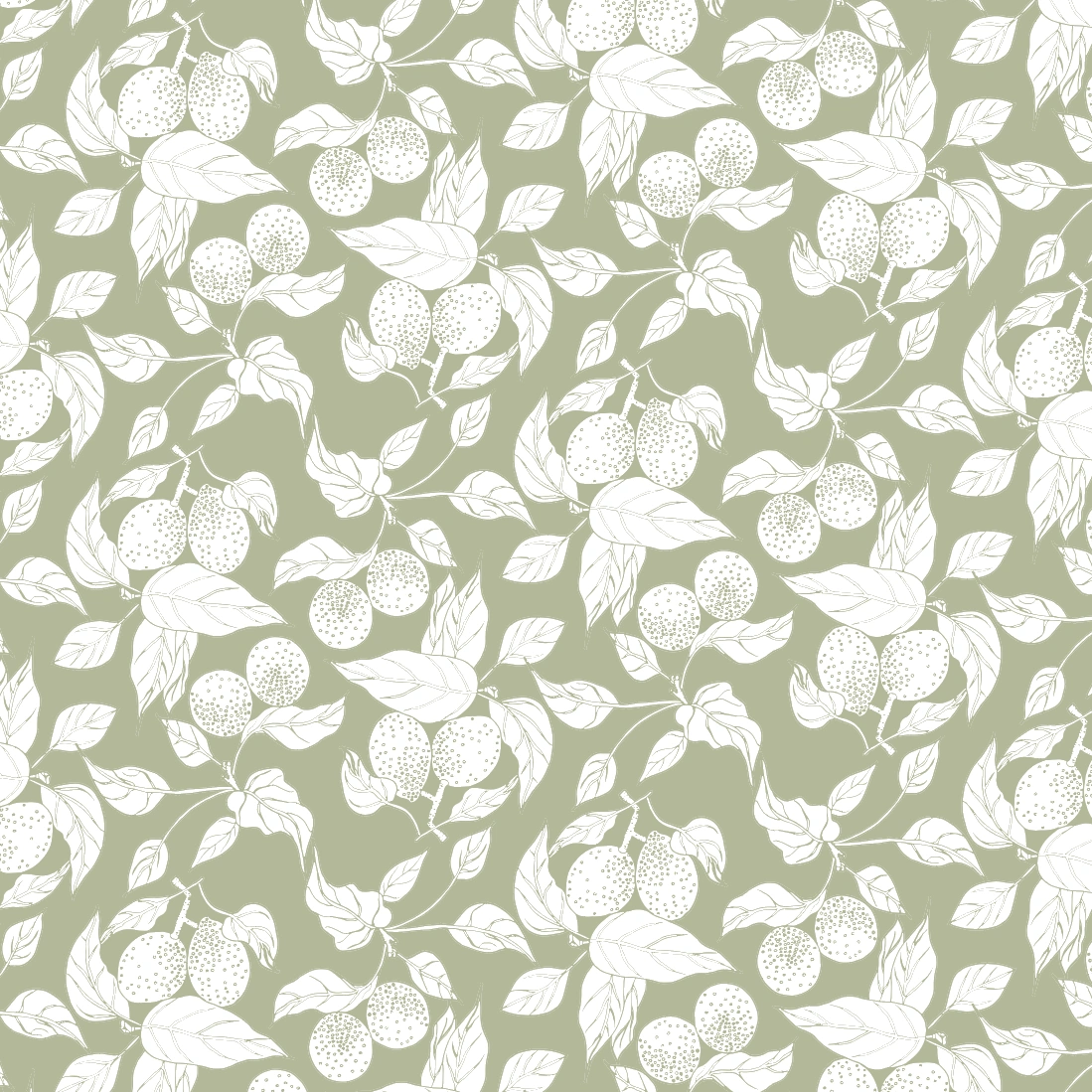 Avocado Sprout pattern design by © 2025 Nanjala Design for UndaMeta