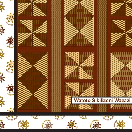 Watoto Sikilizeni Wazazi leso design by © 2025 Anna Okumu Mbogo for UndaMeta