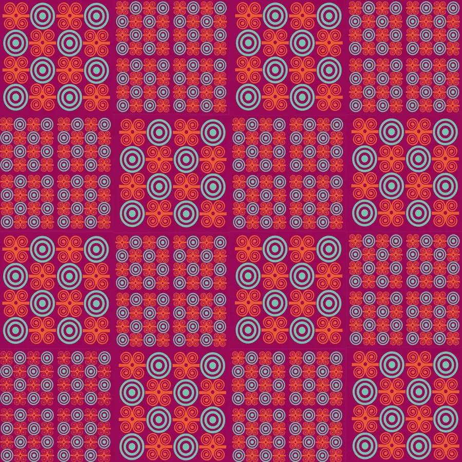 Dyalli 01 pattern design by Sanja Rocco for Undameta