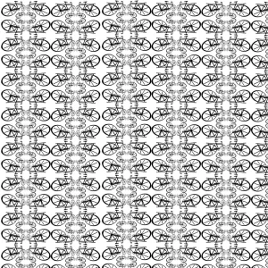 Njigi print, a simple bicycle black and white by Art_Nyamao for UndaMeta