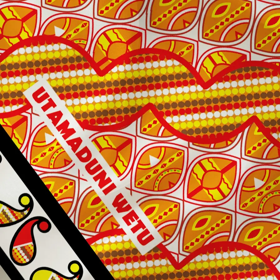 Afrikaa -Our Home zoom print by annaokumumbogo for Undameta