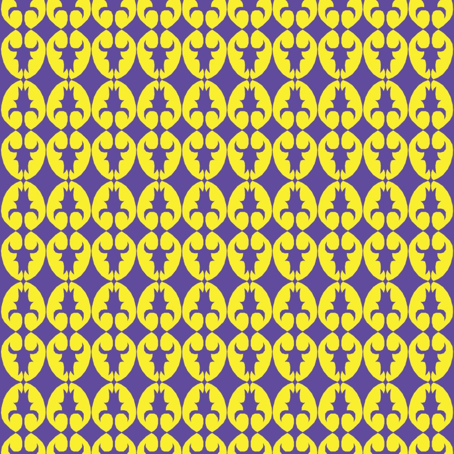 Star Faced Bull pattern design by © 2025 Khaleel Makari for UndaMeta