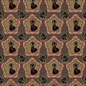 Turkey pattern design by © 2025 dip textiles for UndaMeta