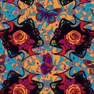 Butterflies And Roses