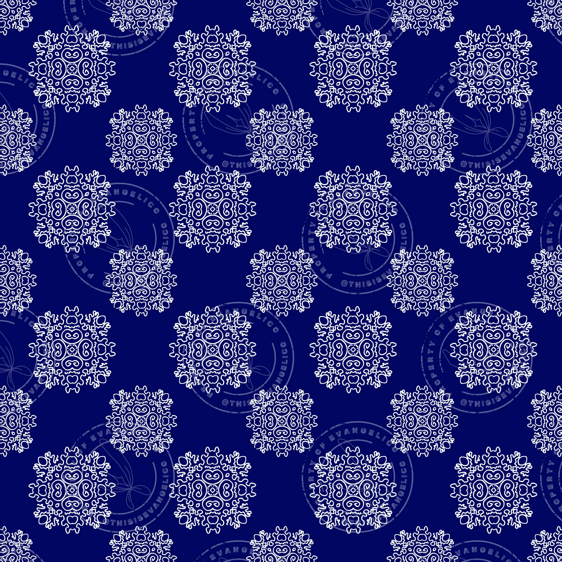 Royal We Pattern 3 Colourways © 2026 Evangelico for UndaMeta