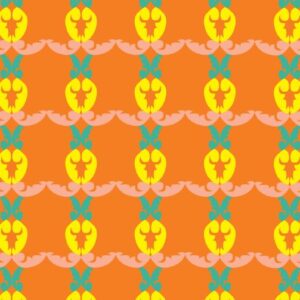 Sprouting Pineapples Orange