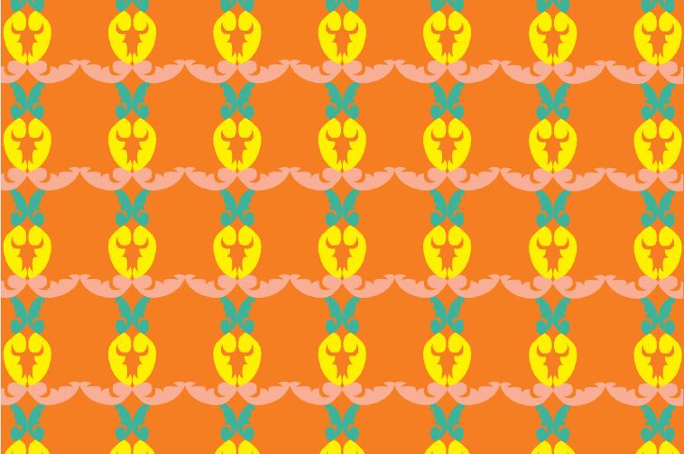 Sprouting Pineapples Orange