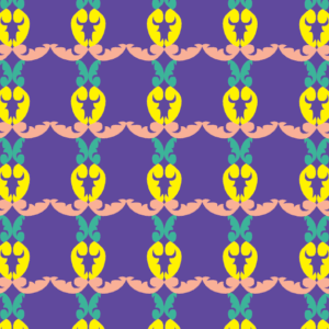 Sprouting Pineapples 3 colourways © 2026 Khaleel Makari for UndaMeta