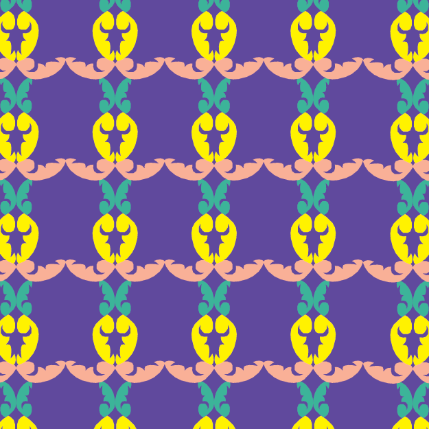 Sprouting Pineapples 3 colourways © 2026 Khaleel Makari for UndaMeta