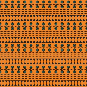 African Geometric Fabric-Savannah Rhythm © 2026 Sally K for UndaMeta