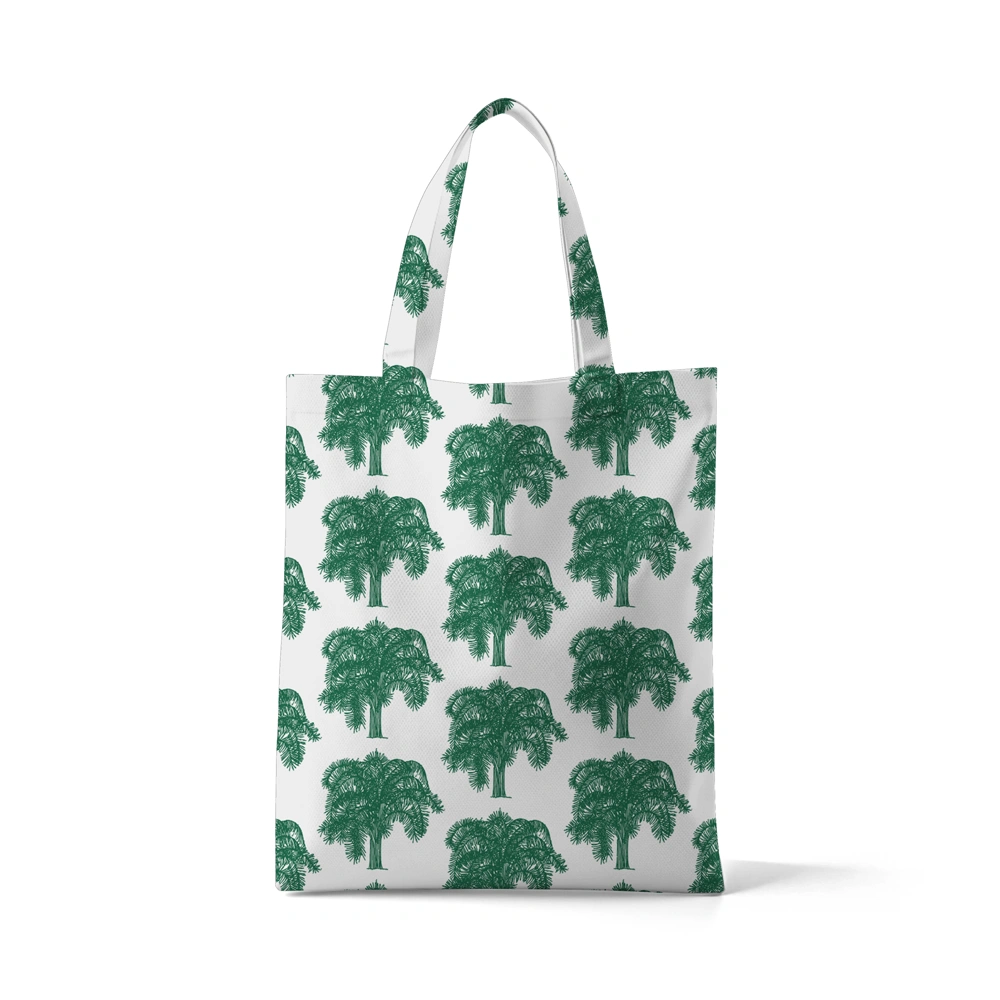 Doum Palm Emerald tote bag © Nanjala Design 2026 for UndaMeta