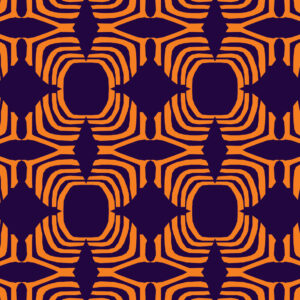 Stripes Milia Orange Pattern