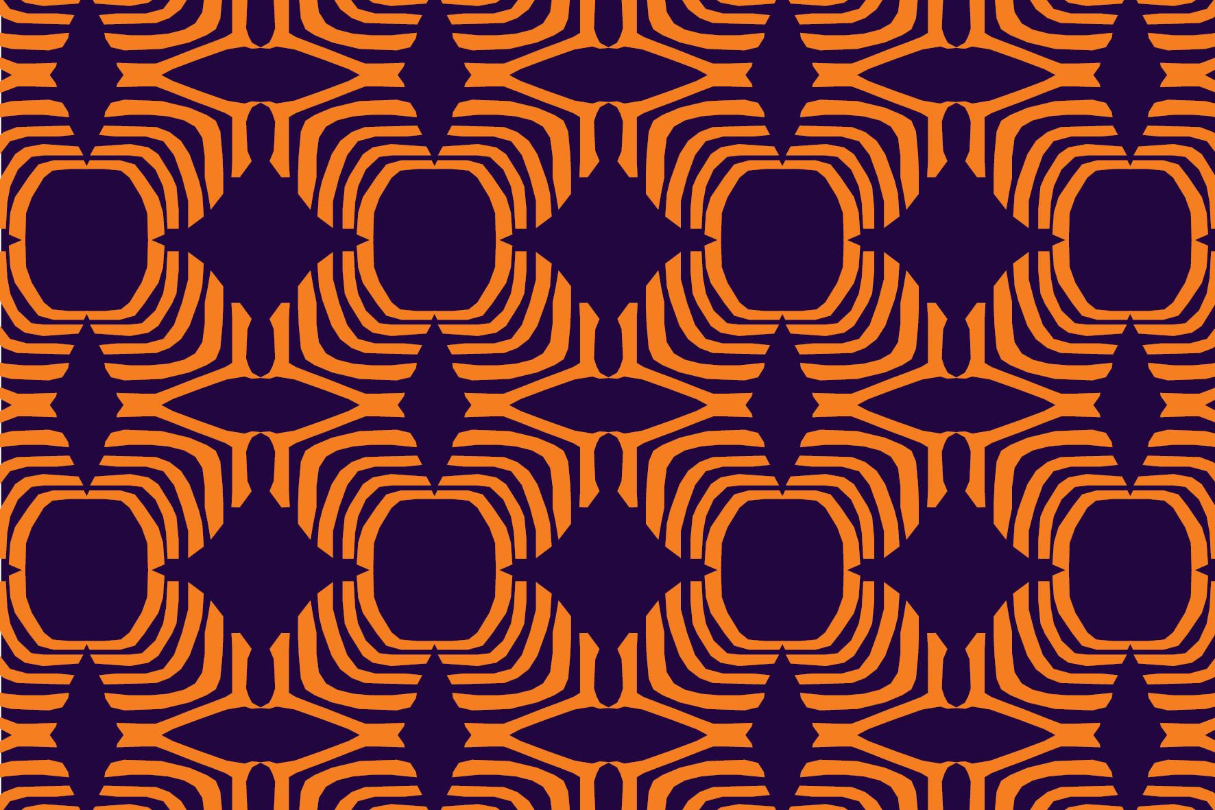 Stripes Milia Orange Pattern