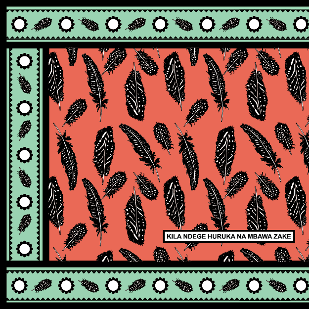 Kanga Feathers © Nanjala Design 2026 for UndaMeta